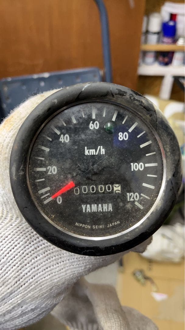 ヤマハ　当時物新品メーター　デッドストック　gt50 gt80 dt1 ht？
