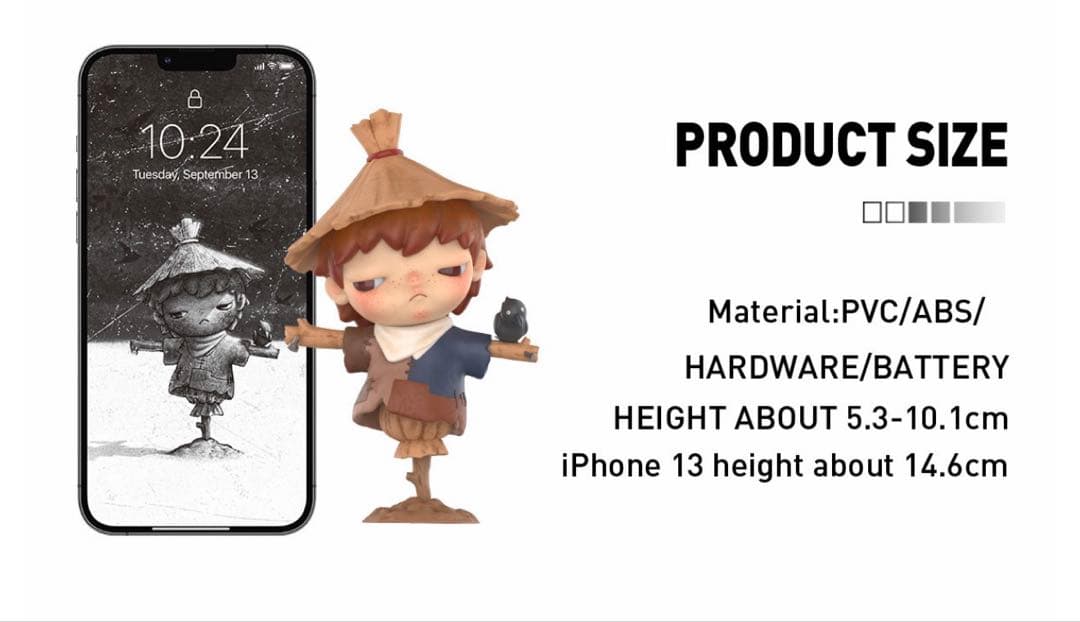 その他 POPMART Hirono Mime Series Figures