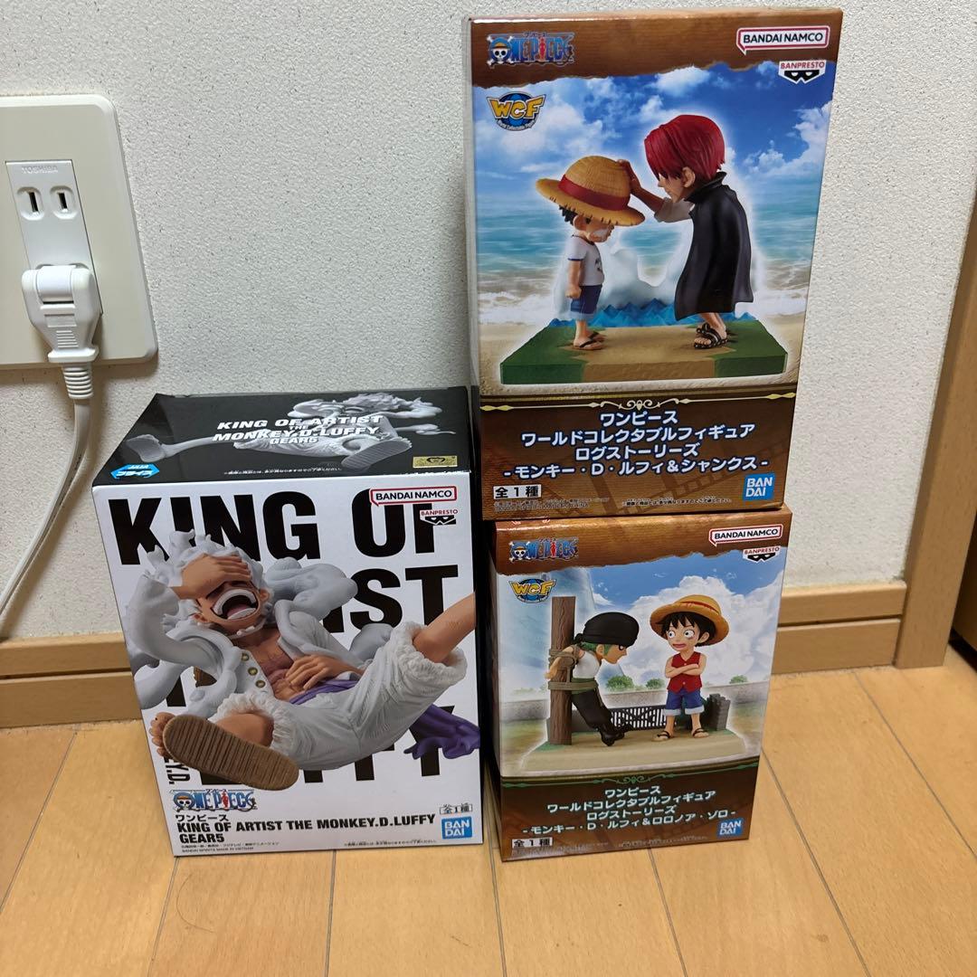 ワンピースフィギュア　まとめ売り　ニカ　悪魔の実ルームライト　出航　ウタ　サンジ