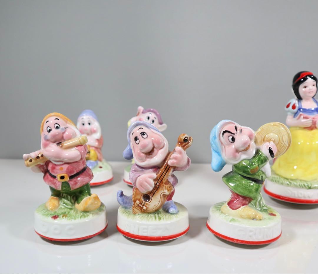 【希少】DISNEY 日本製　白雪姫と7人の小人　フルセットオルゴールディズニー