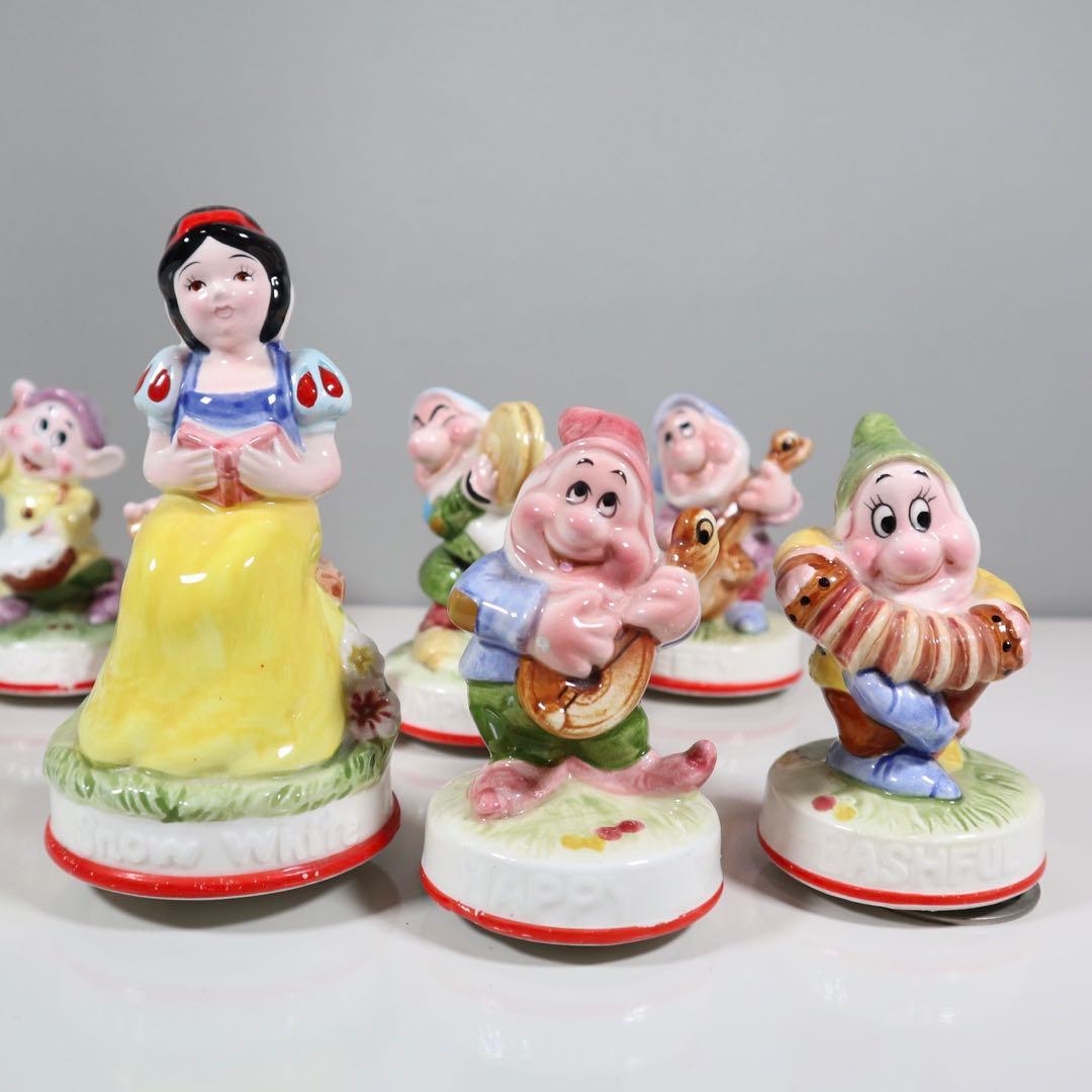 【希少】DISNEY 日本製　白雪姫と7人の小人　フルセットオルゴールディズニー