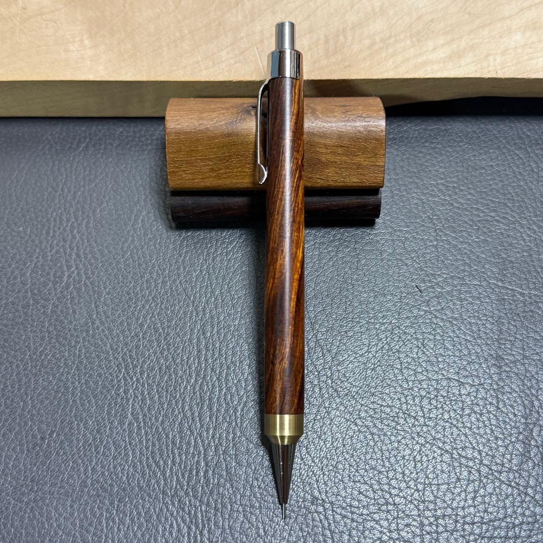 123デザートアイアンウッド　木製シャーペン　強低重心R 真鍮