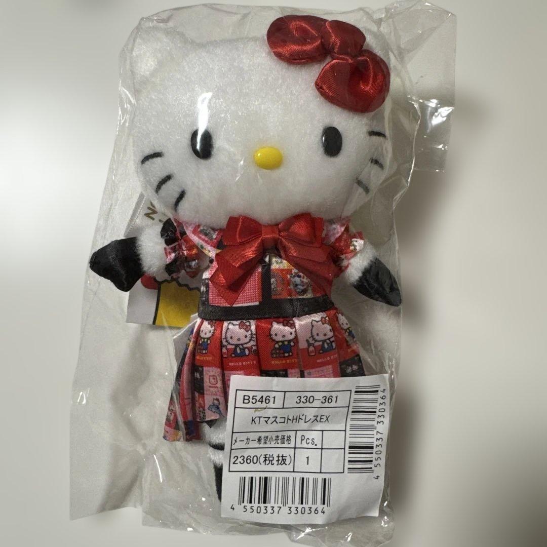 ハローキティ展　KTマスコット ドレスEX 50周年 ぬいぐるみマスコット