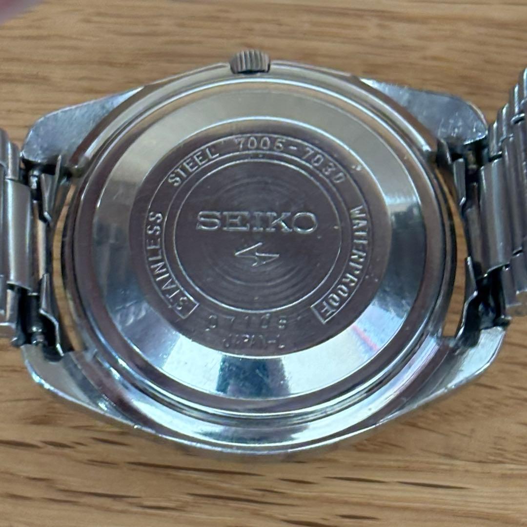 【稼働品】セイコー7005-7030 SEIKO 自動巻き 腕時計 ヴィンテージ