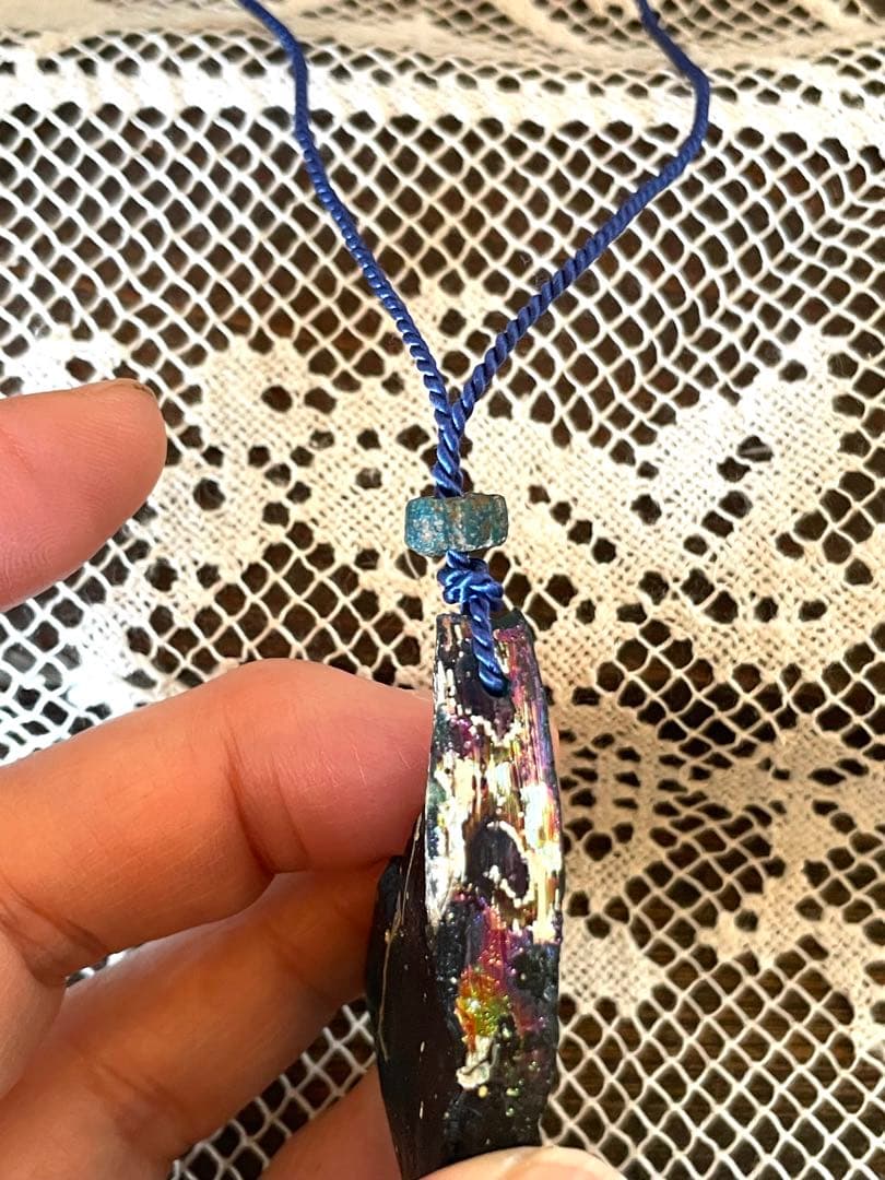 お取り置き中専用です♪ローマンガラスペンダント