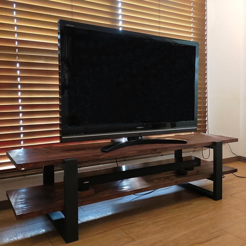 テレビ台 150 アンティーク テレビボード 木製 ハンドメイド シェルフ 本棚