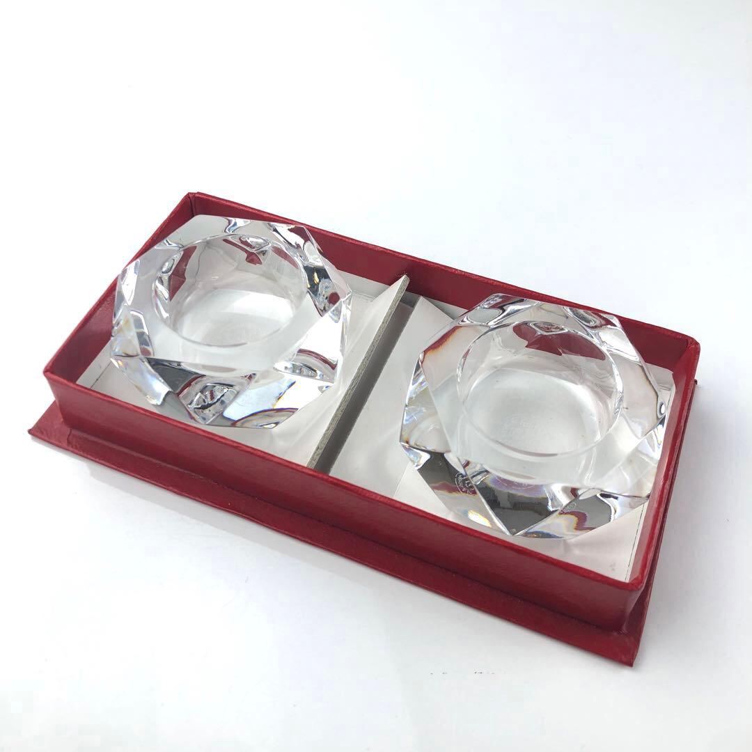 バカラ　キャンドルホルダー　2個セット