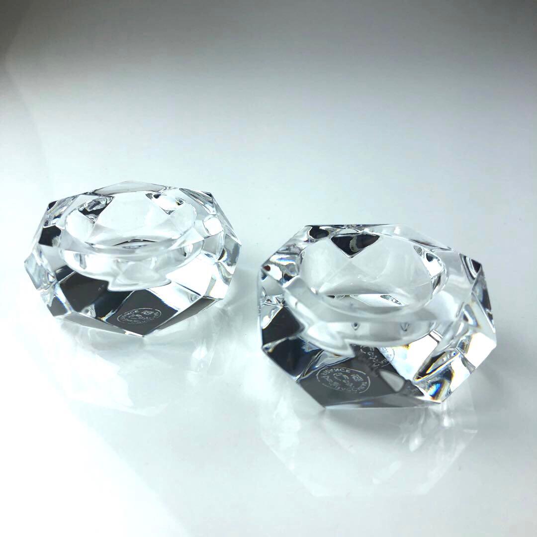 バカラ　キャンドルホルダー　2個セット