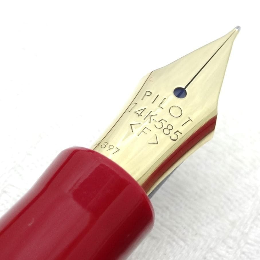 未使用 PILOT 14K 万年筆 ボールペン シャープペン ミラー ケース付き