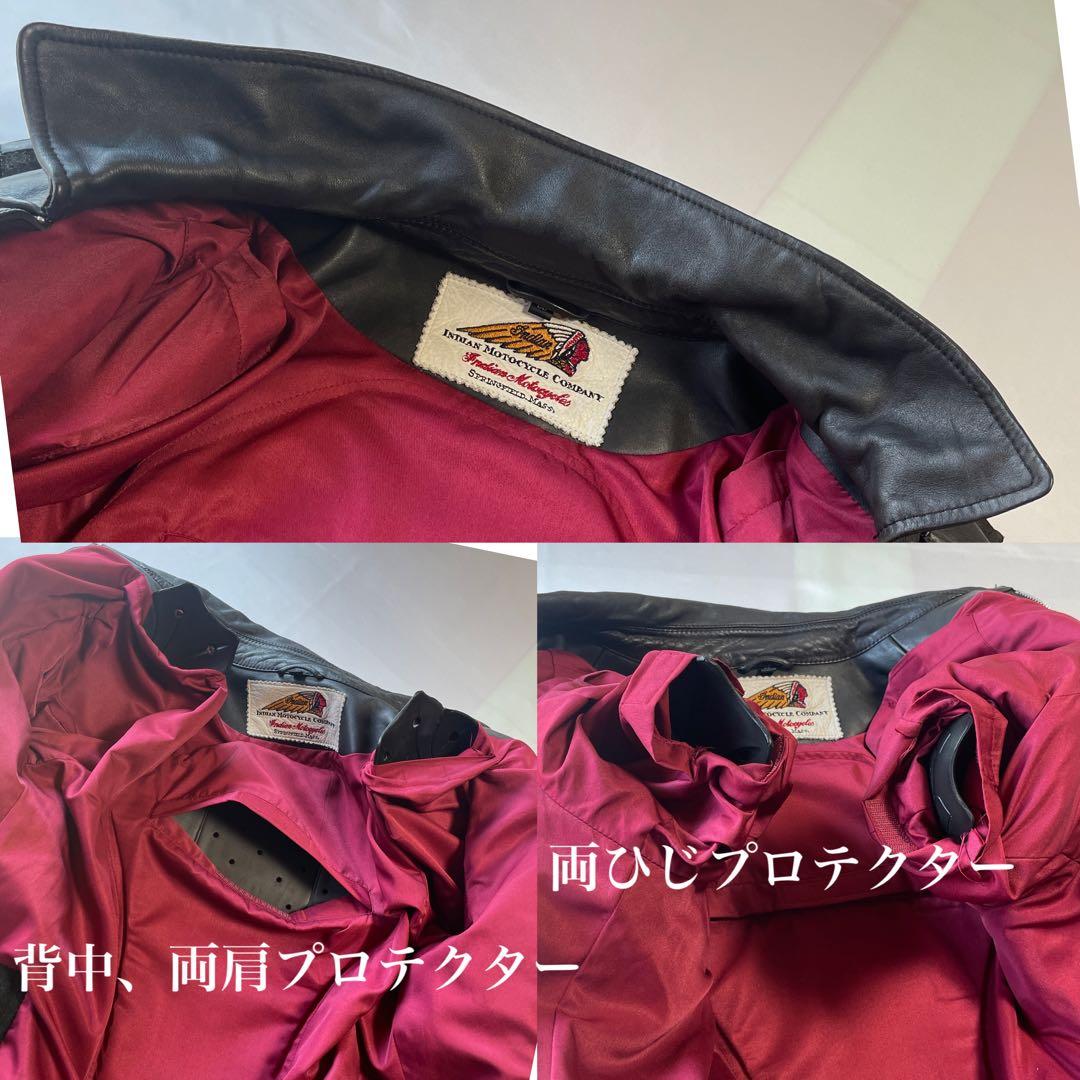 専用　インディアンモーターサイクル　カウレザー　牛革　シングル　レザージャケット