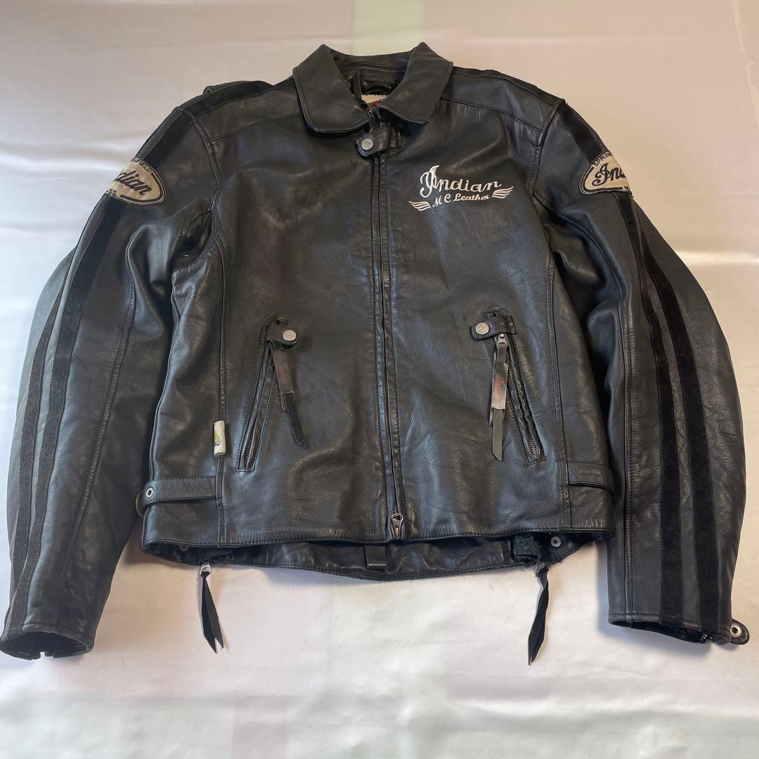 専用　インディアンモーターサイクル　カウレザー　牛革　シングル　レザージャケット