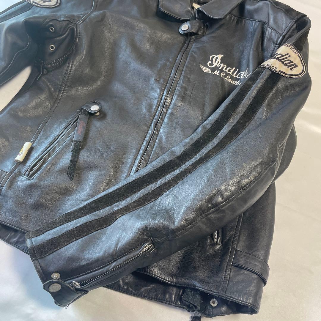 専用　インディアンモーターサイクル　カウレザー　牛革　シングル　レザージャケット