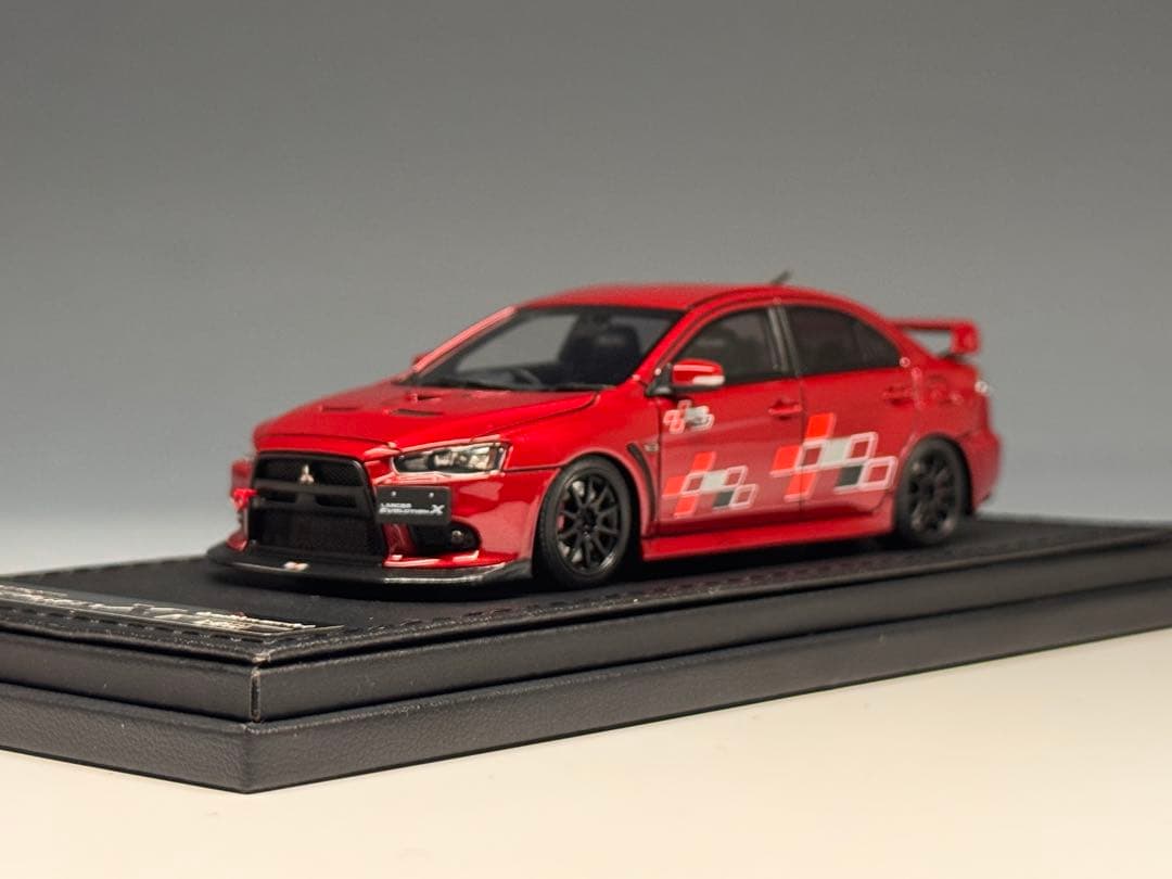 IG 1/43 三菱 ランサーエボリューションⅩ レッド CZ4A 2568