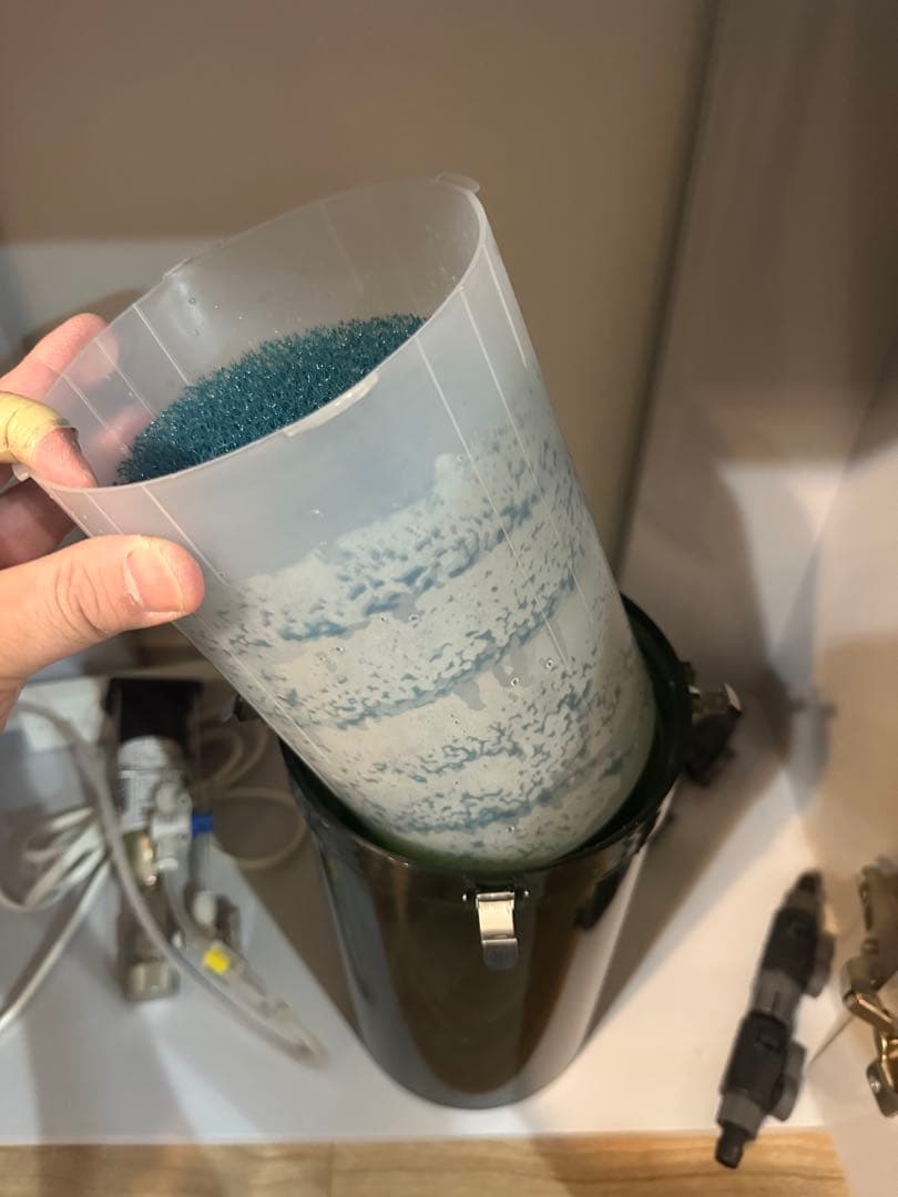 ガラス水槽 水槽台 LED照明 外部式フィルター CO2システム付き フルセット