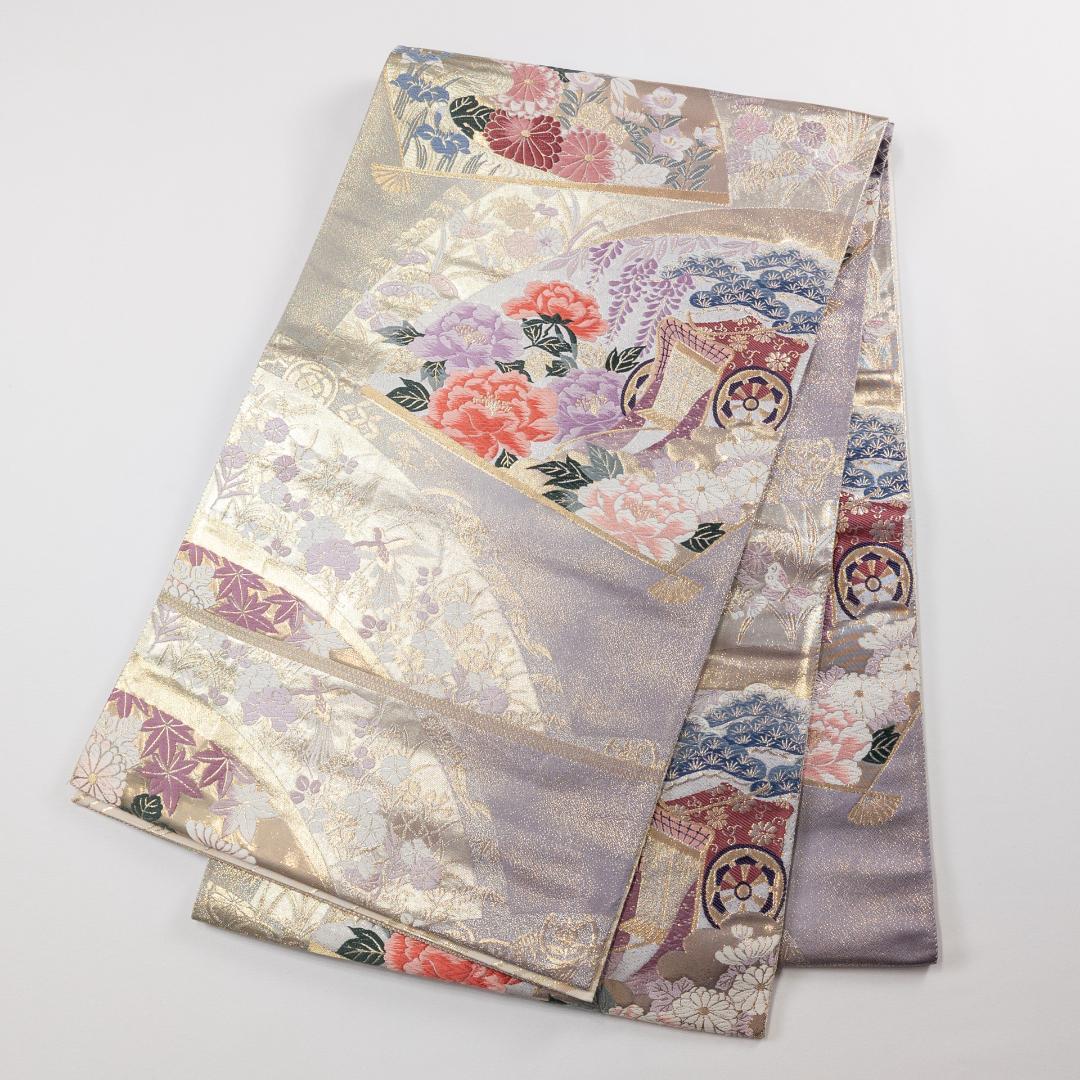 chika200555 R7SK1327 振袖+帯 2点セット 六通柄