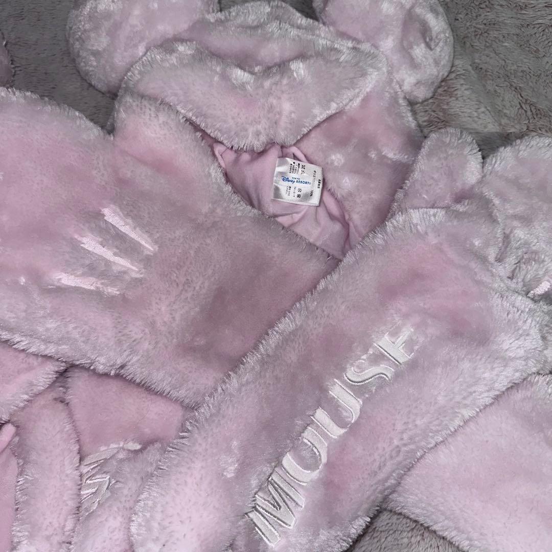 ディズニー ミニー カチューシャ マフラー ピンク イヤリング