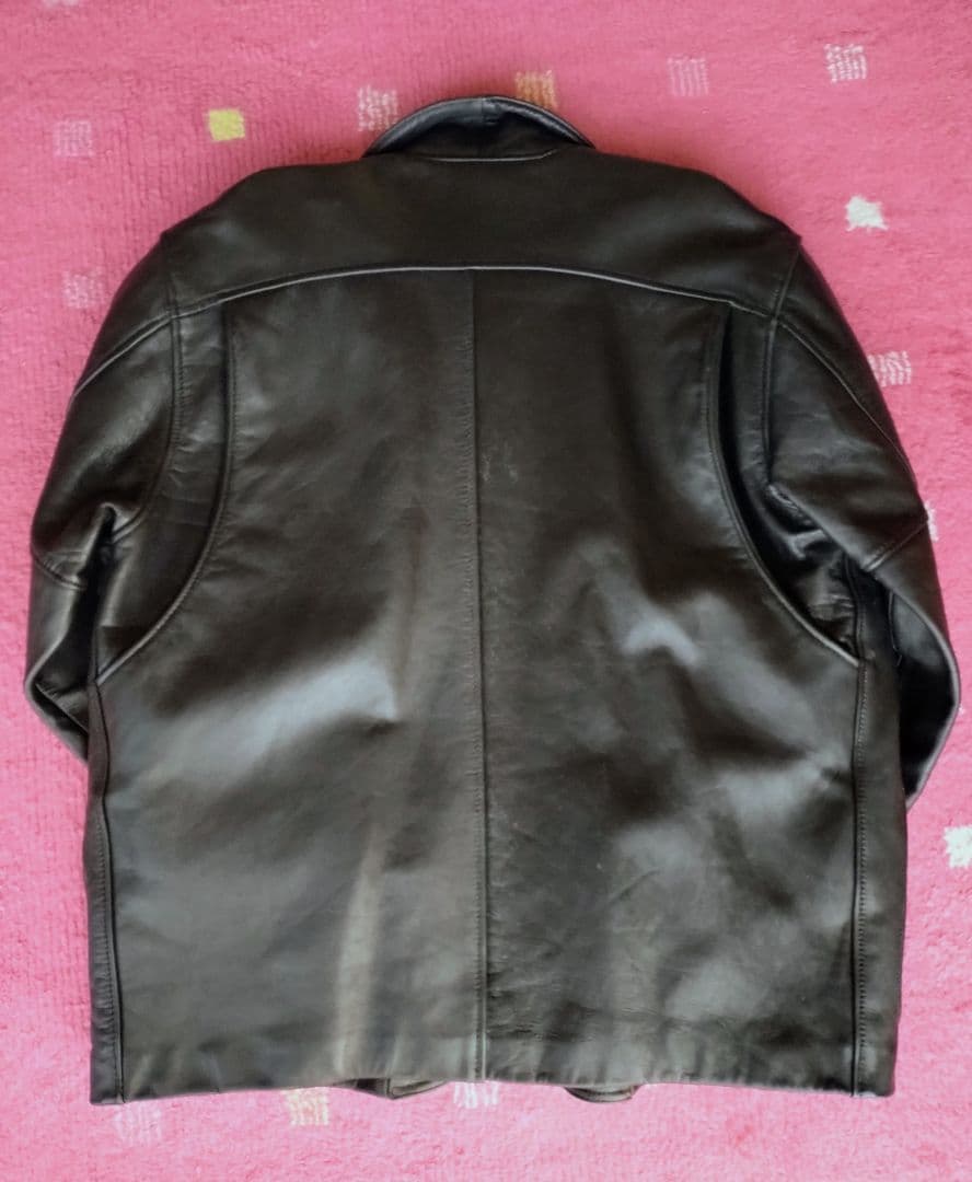 CHEVIGNON シェビニオン 革ジャン レザージャケット 黒 М U美品丈短