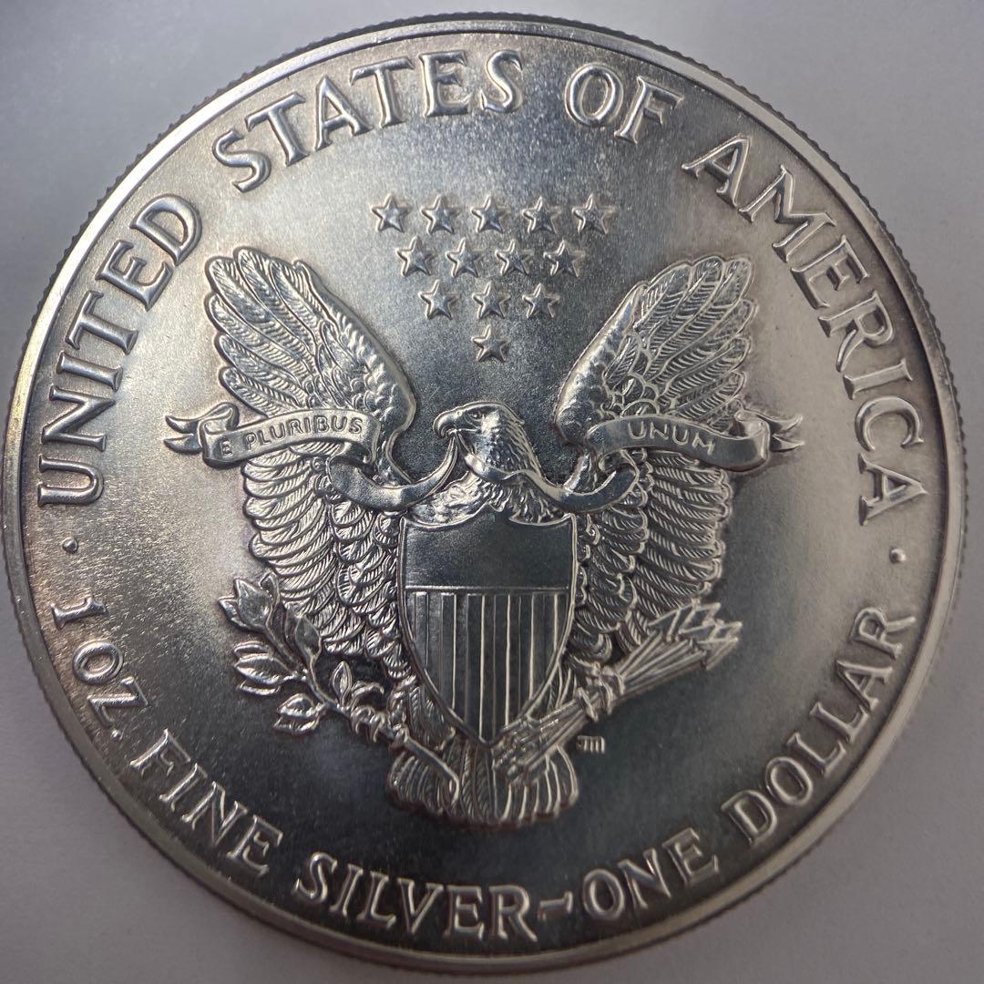 【美品】イーグル銀貨　1987年