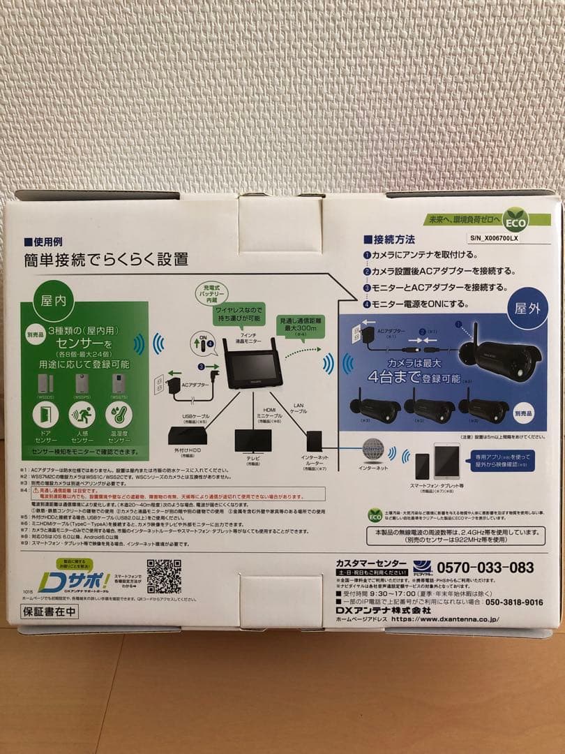 WSS7M2C 防犯カメラ DELCATEC