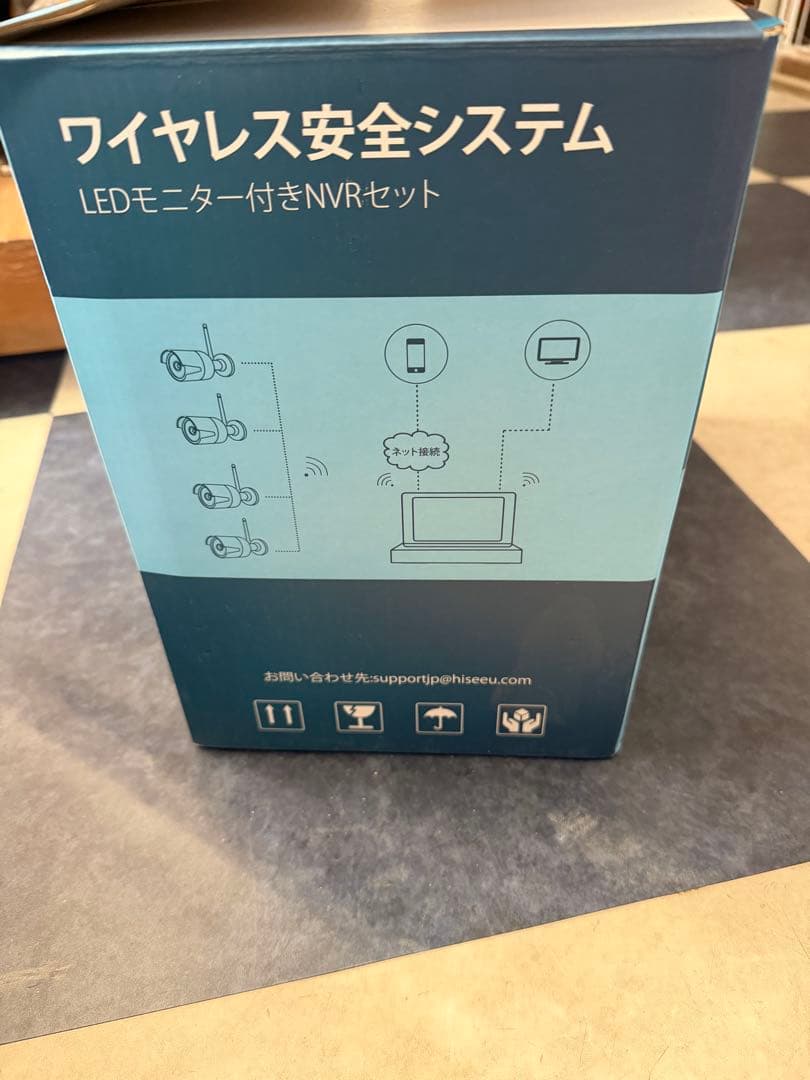 Hiseeu ワイヤレスセキュリティカメラ4台500万画素　1TB