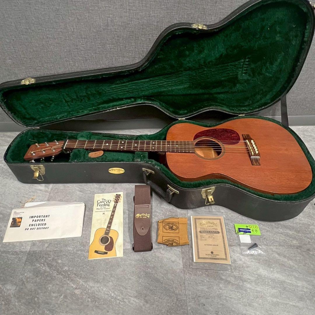 極美品 ケース付 Martin&Co. マーチン 00-15 マホガニー
