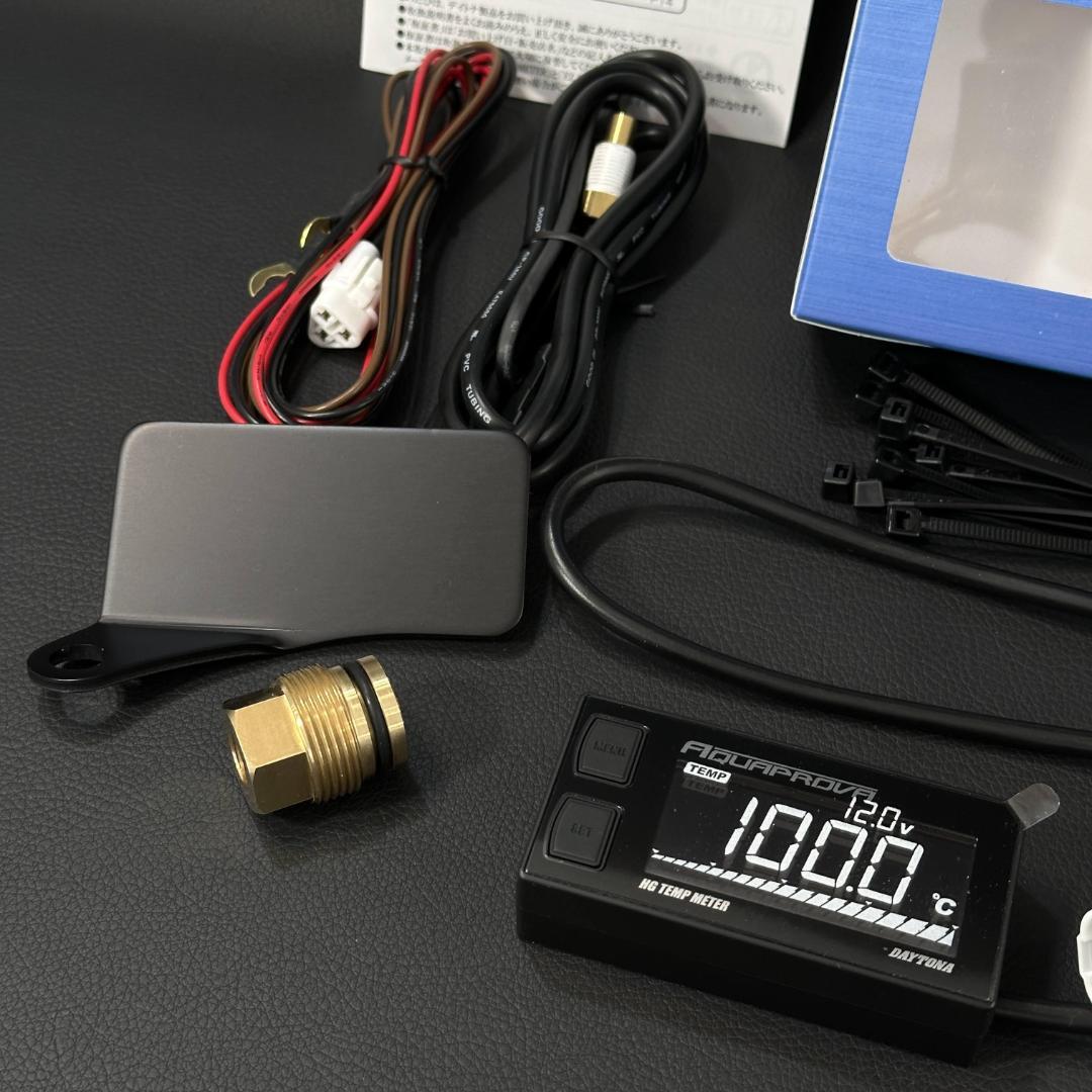 ■ステー付 CBX400F デイトナ ハイグレード テンプ メーター m1836