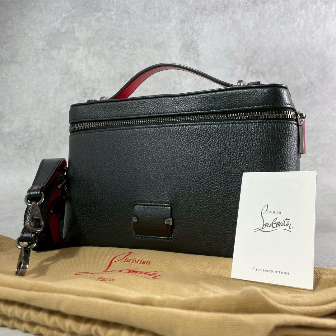 【極美品】Christian Louboutin ルブタン キピポーチ レザー