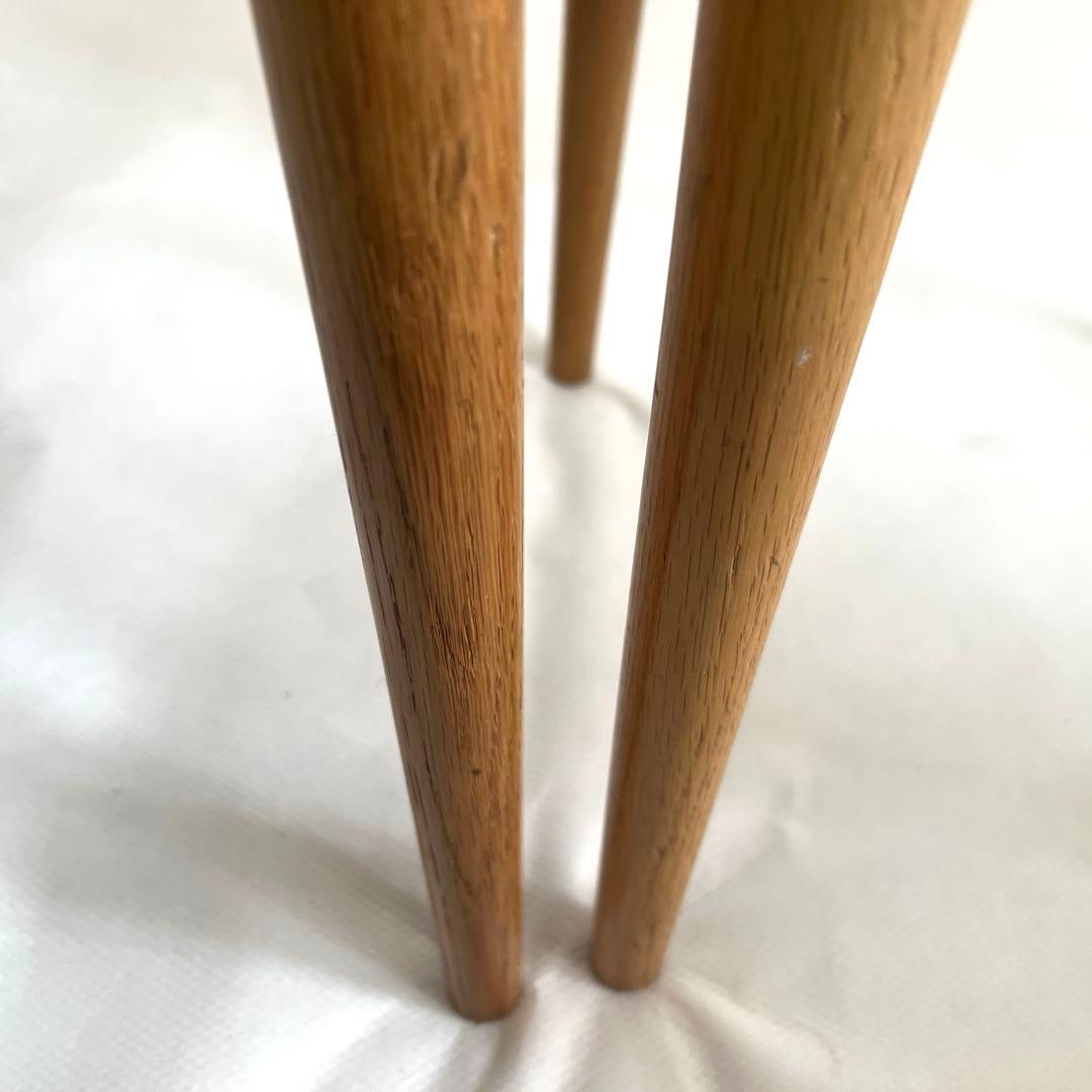 スタッキングスツール・グリーンファブリック・2脚セット・送料込み