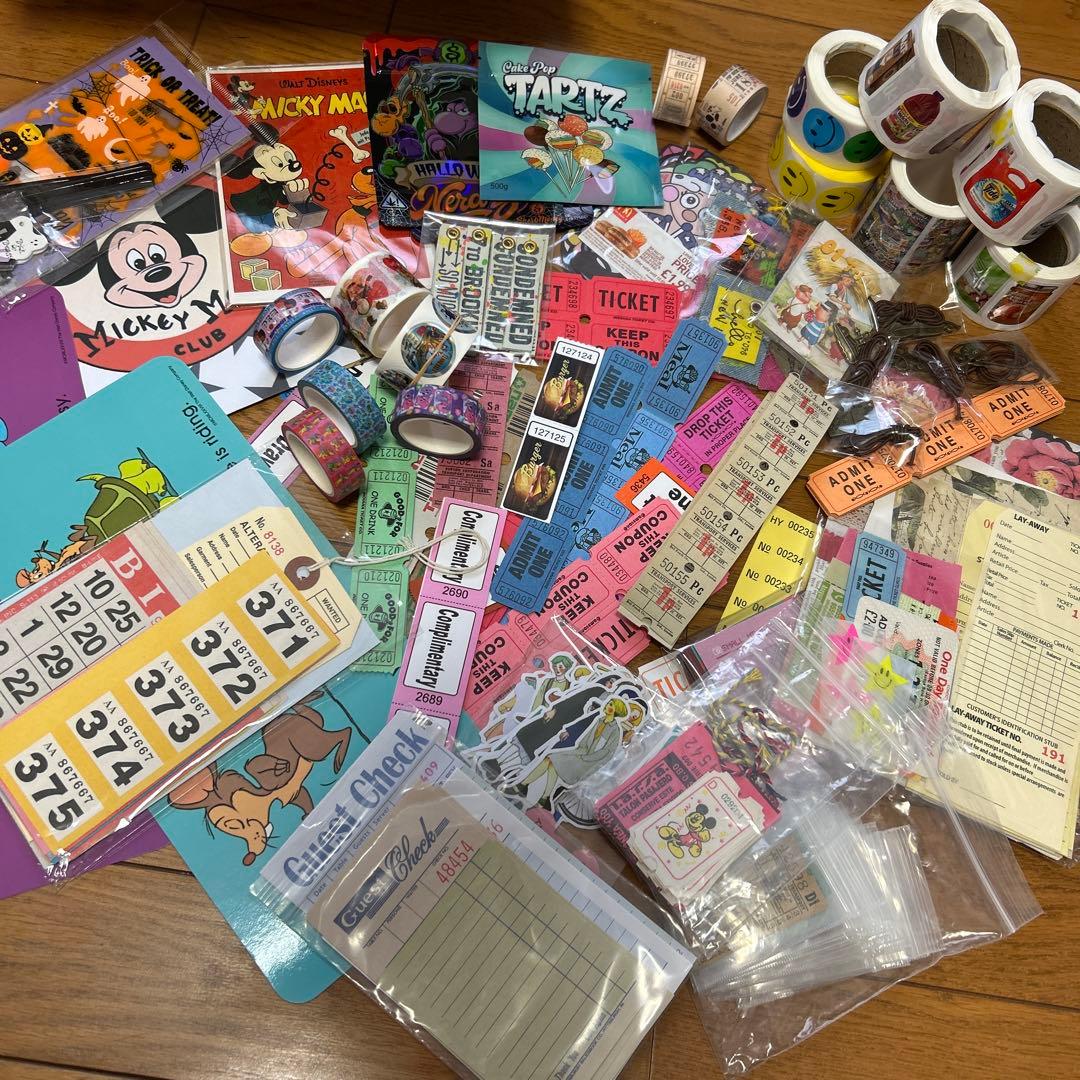 アメキャラヴィンテージ素材まとめ⭐️ロールシール、マスキングテープなど