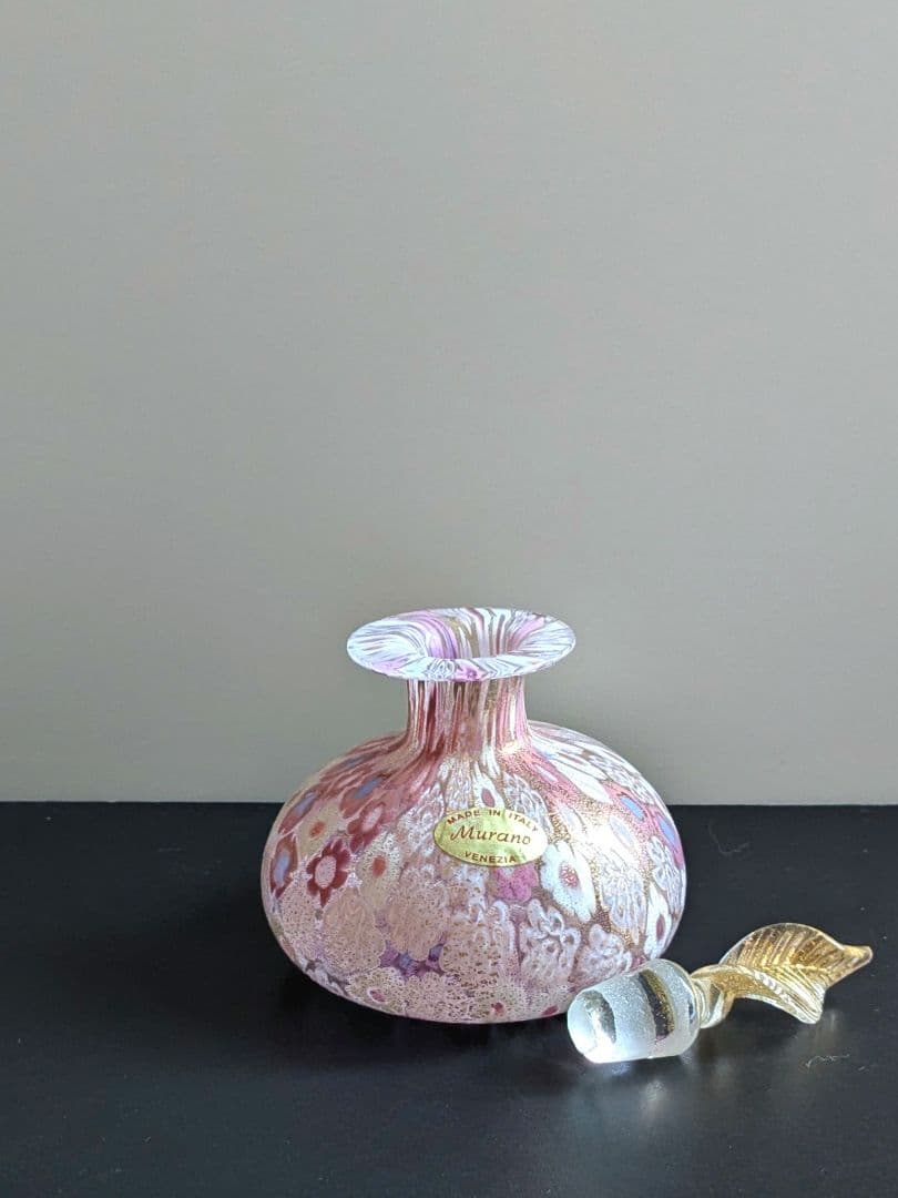 perfume bottle・MURANO，ミルフィオリ・イタリア製