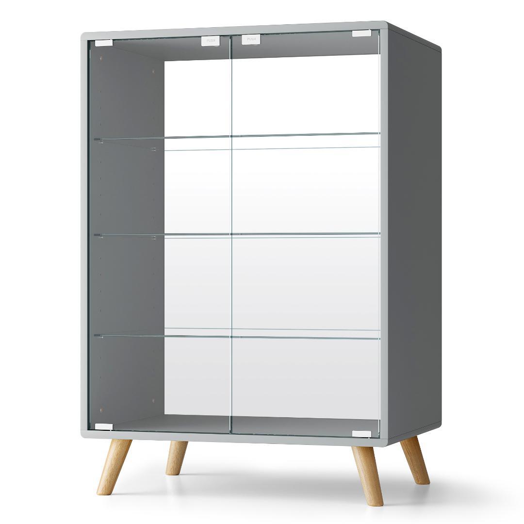 幅60*奥行43*高さ88CM コレクションケース コレクションシェルフ 4段