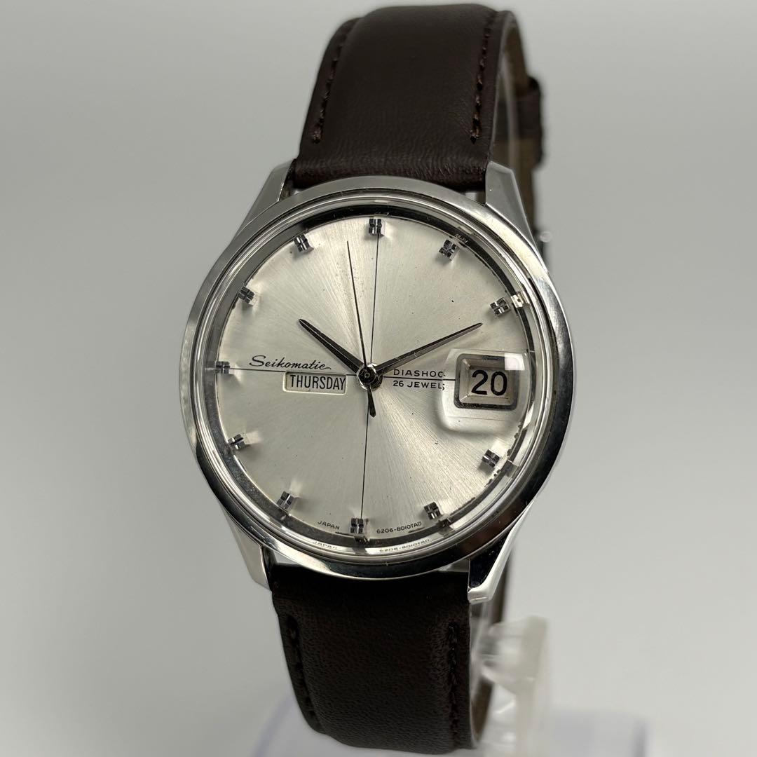 SEIKO セイコー セイコーマチック 1965年製自動巻 風防新品 OH済