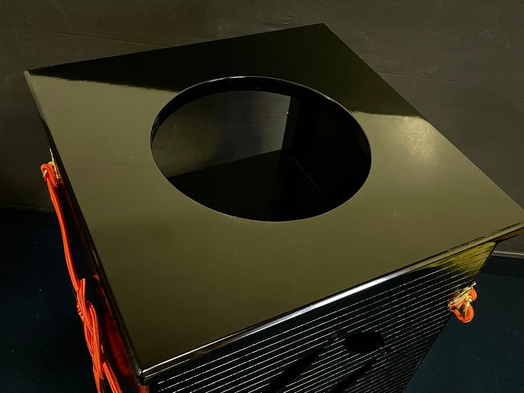 【未使用 美品】「母」 立礼 御園棚 炉落とし側のみ 組立式 紙箱(あ⑤)