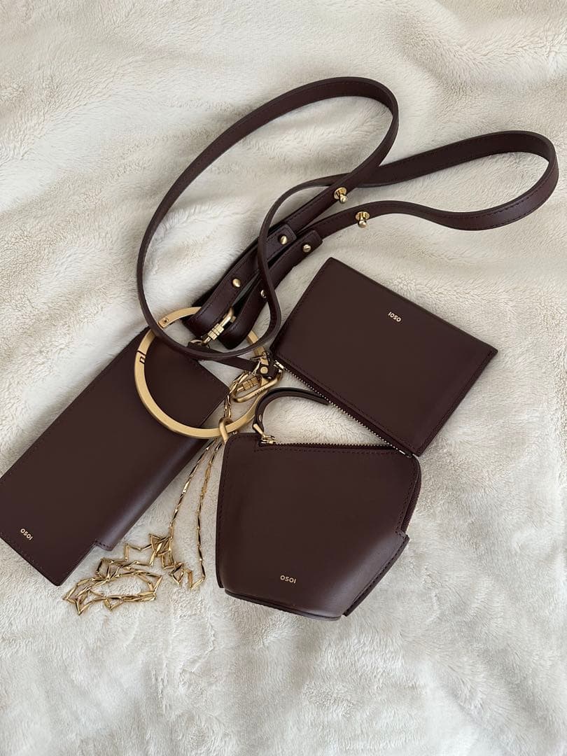 osoi オソイ バングルリングバッグ ショルダーストラップ付