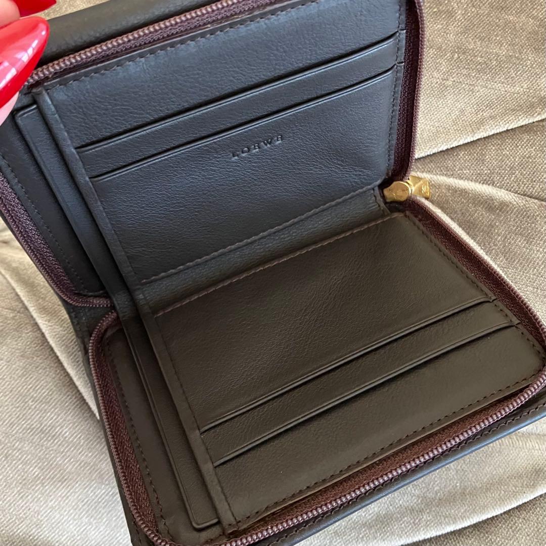 ✨良品✨LOEWE Vintage ✰ round zipper Wallet