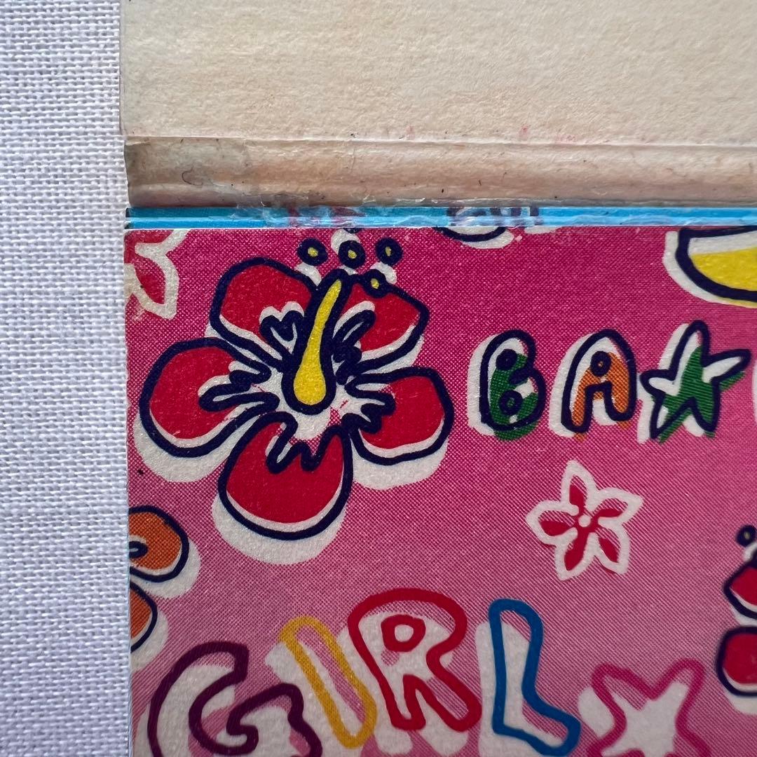 希少❤️メモ帳　平成レトロ　ハイビスカス