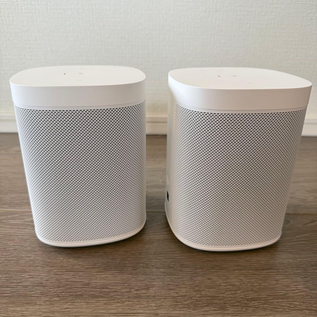 【極美品】Sonos ONE SLホワイト　2台