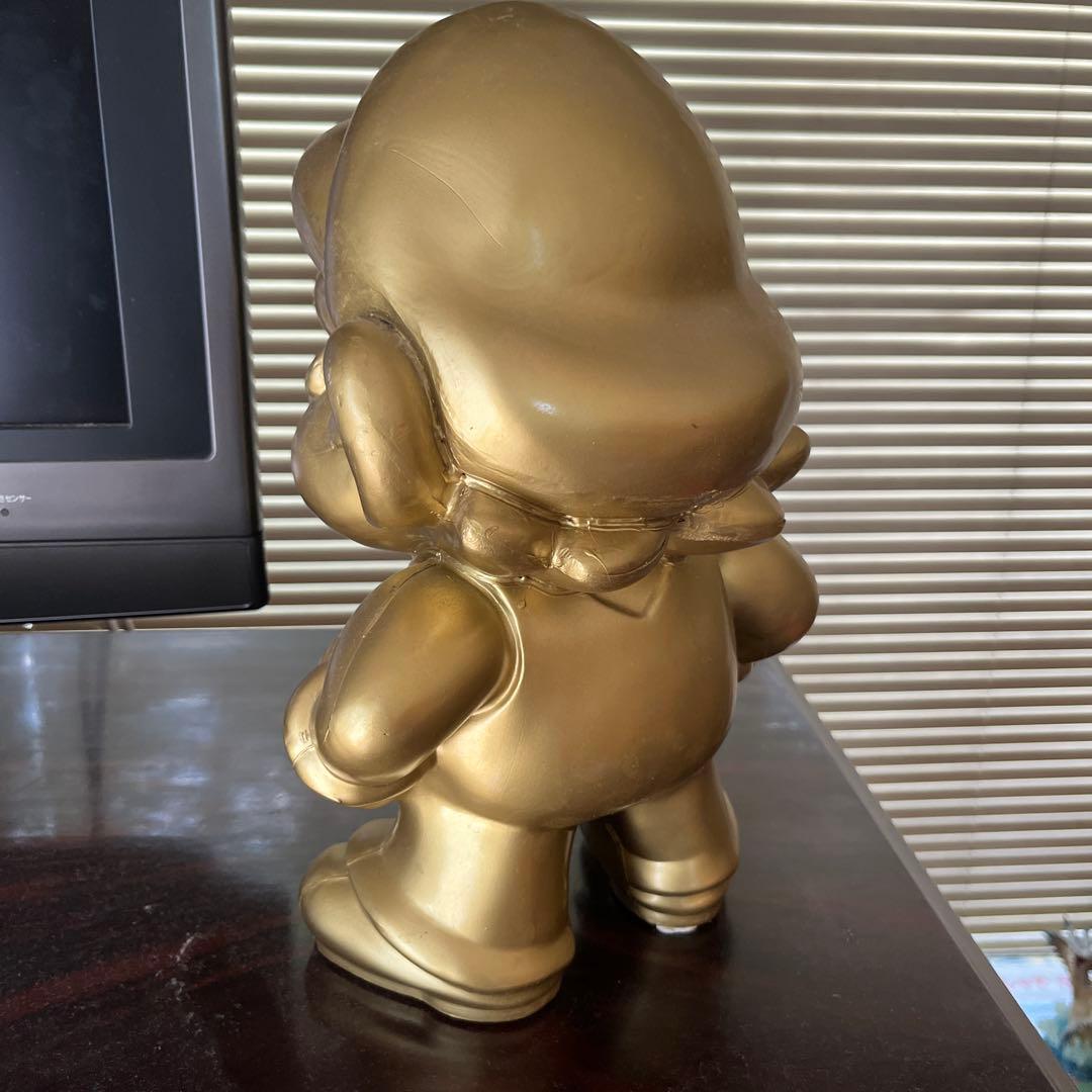 任天堂 スーパーマリオ ゴールド 黄金のマリオ像 非売品レトロ　激レア　入手困難