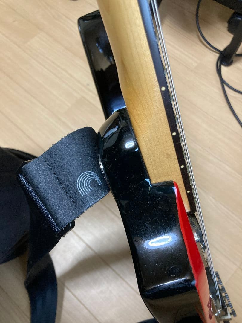 ARIA PRO II ZZ DELUXE エレキギター ブラック/レッド