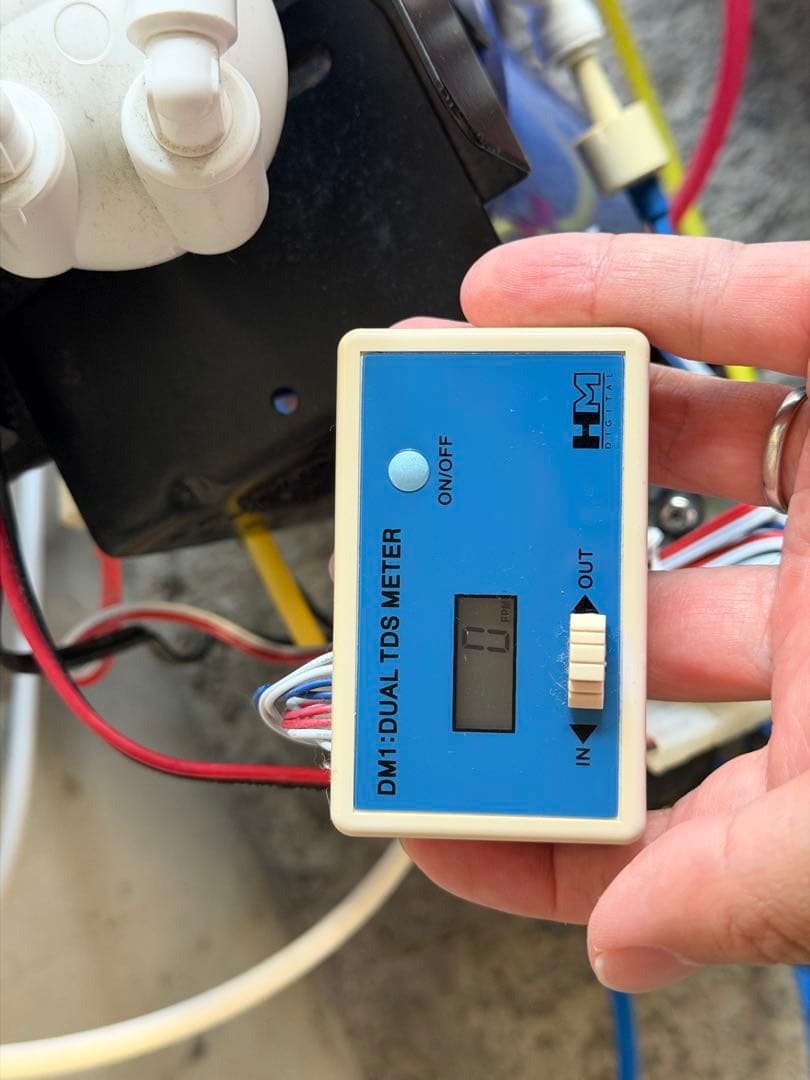 クロノスレイン アクアギーク RO浄水器 説明書、箱あり 加圧ポンプ付き RO水