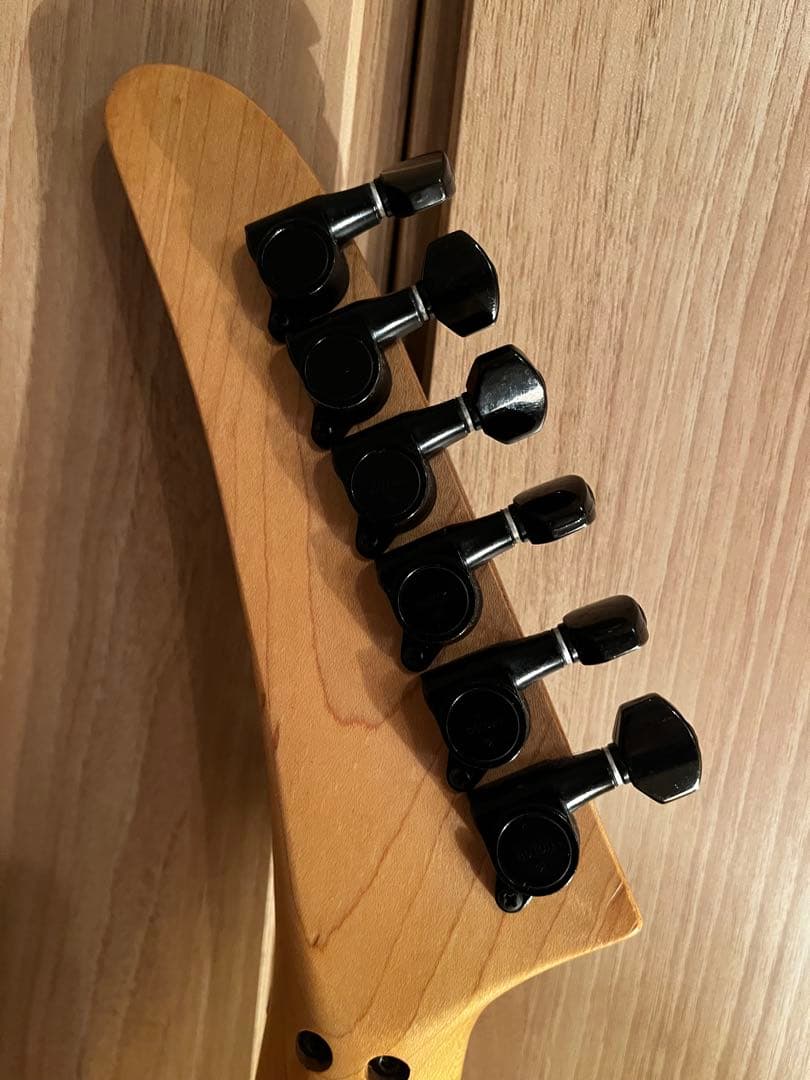 FERNANDES エレキギター 黒 SSH トレモロアーム付 ケース付
