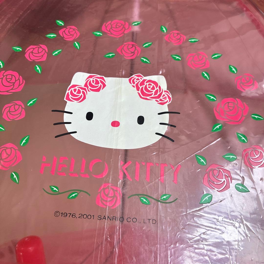 2001年　ハローキティ　ビニール傘　２本セット　平成レトロ　当時物　サンリオ