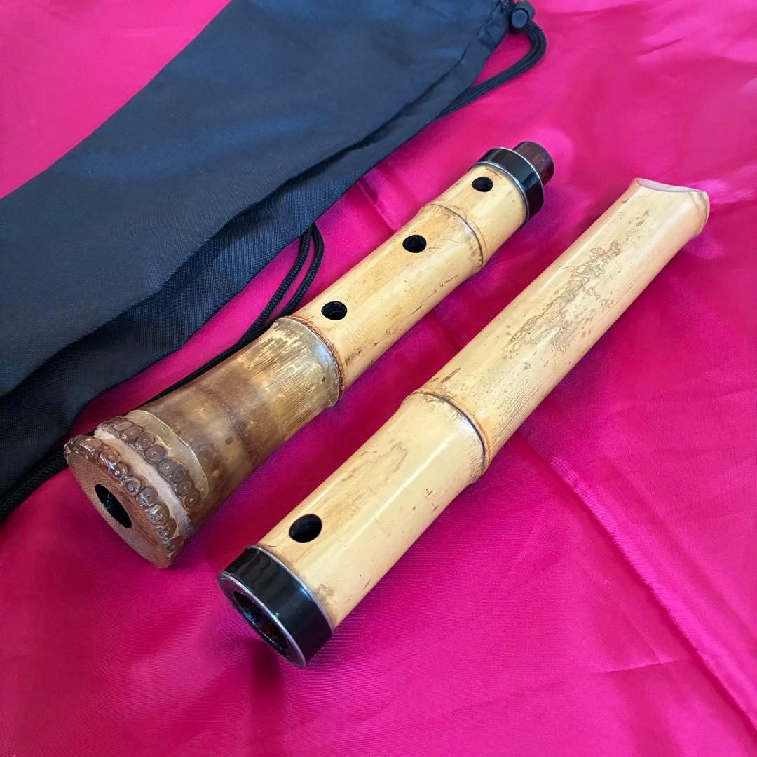 尺八　銘　秀童　２印　琴古流