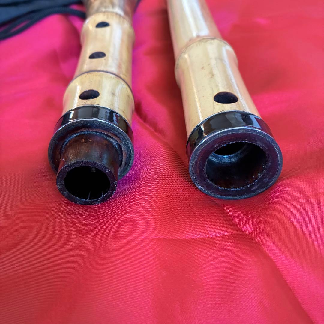 尺八　銘　秀童　２印　琴古流