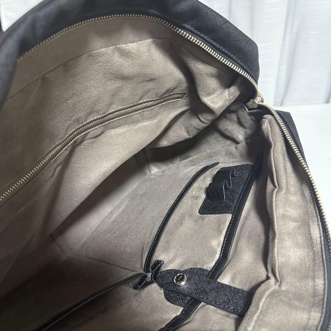 ⭐️極美品⭐️ペッレモルビダ　キャピターノ　レザー　ブラック　　ビジネスバッグ