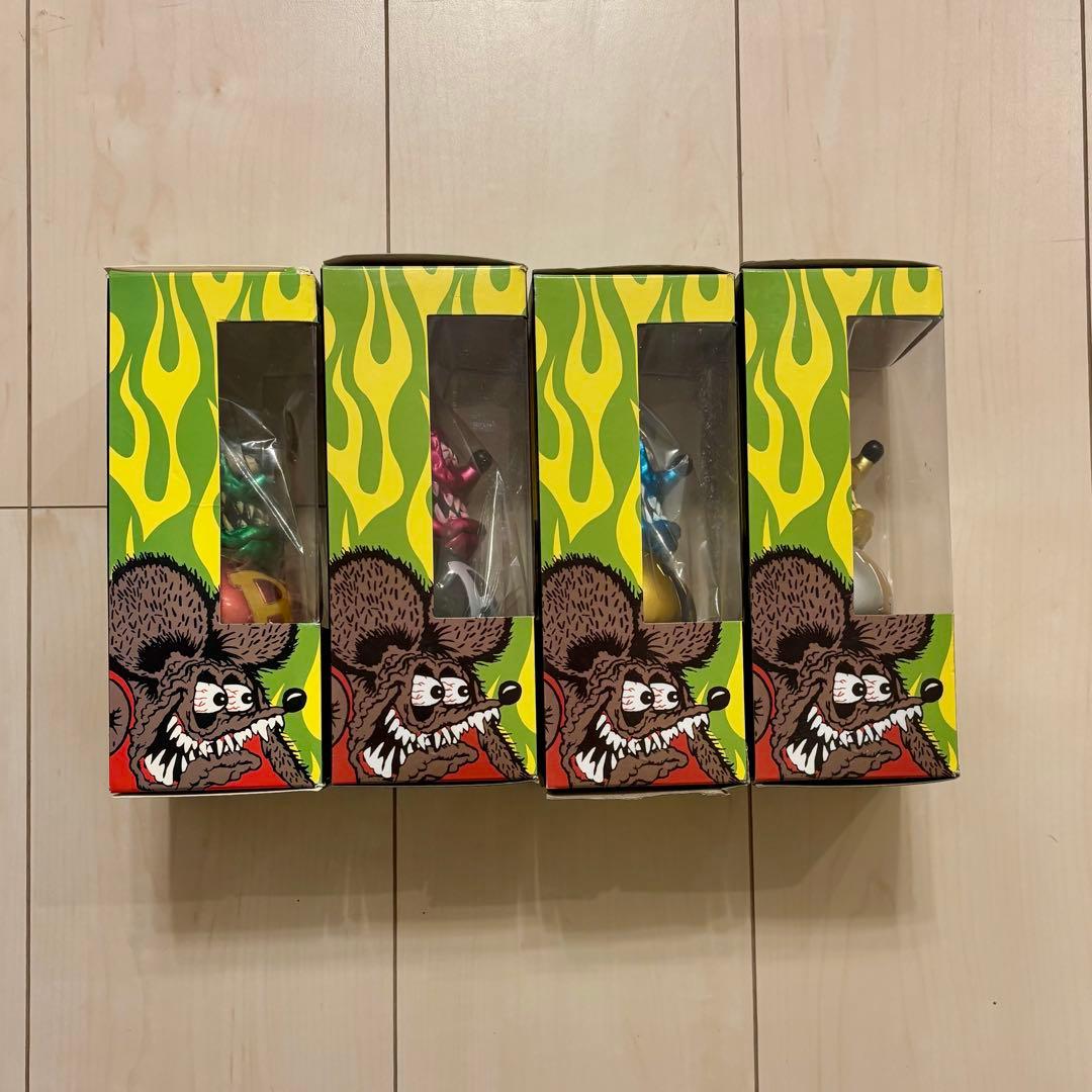 Rat Fink Wacky Wobbler フィギュア 4体セット