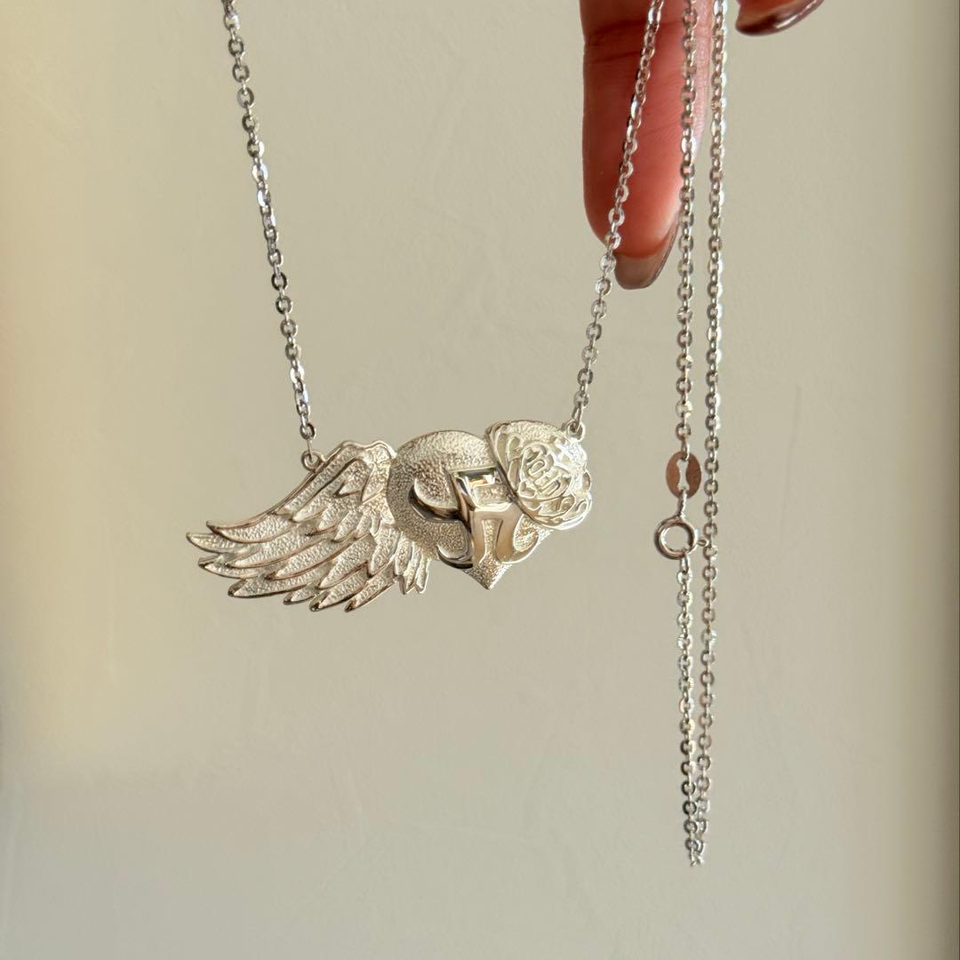 新品★silver925浜崎あゆみ10周年ロゴネックレス