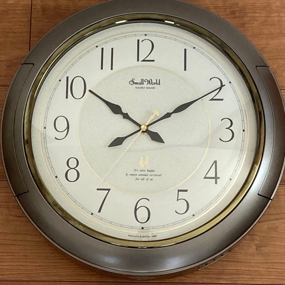 【美品】スモールワールド　音楽隊　掛時計　リズム時計　からくり時計