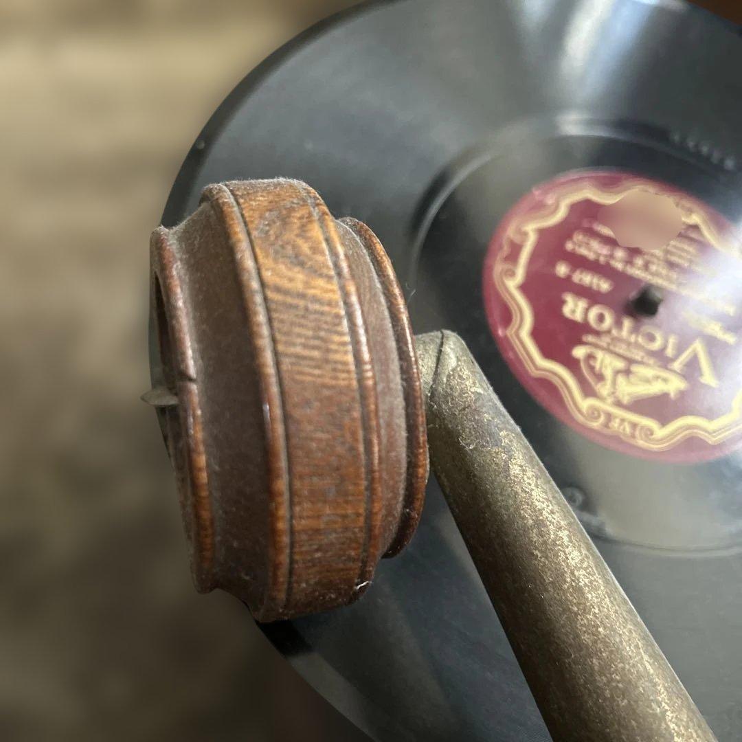 アンティーク 蓄音機 クトウ蓄音機　卓上型　くとう蓄音機　蓄音器　骨董