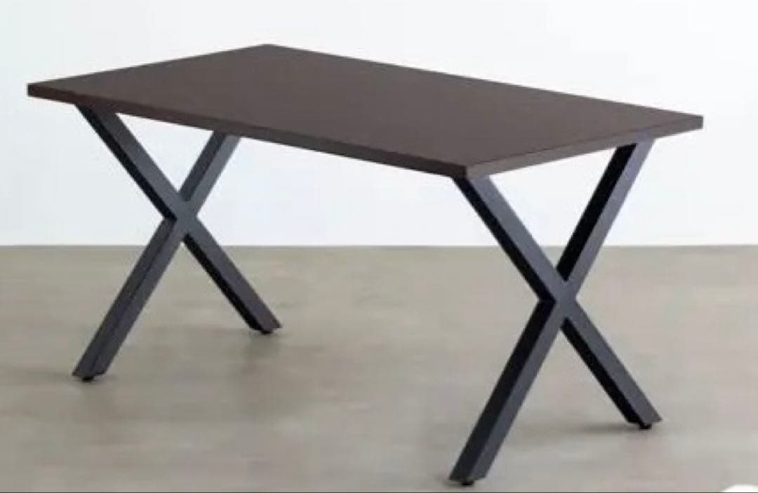 kanademono ダイニングテーブル ブラックブラウン